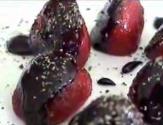 Strawberries In Cocoa Sauce